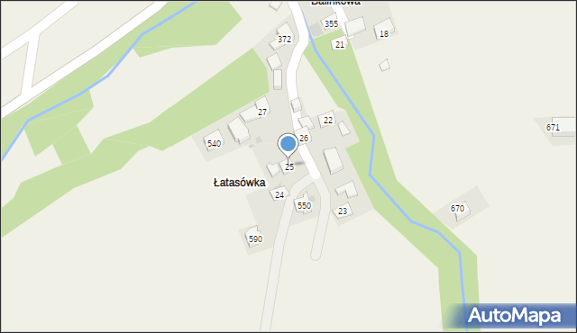 Trzebunia, Trzebunia, 25, mapa Trzebunia