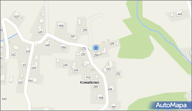 Trzebunia, Trzebunia, 254, mapa Trzebunia