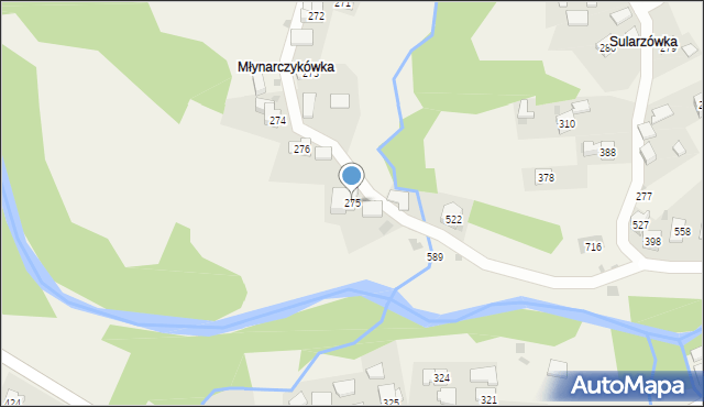 Trzebunia, Trzebunia, 275, mapa Trzebunia