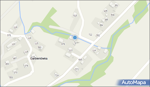 Trzebunia, Trzebunia, 3, mapa Trzebunia