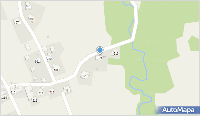 Trzebunia, Trzebunia, 326, mapa Trzebunia