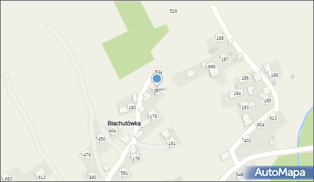 Trzebunia, Trzebunia, 367, mapa Trzebunia