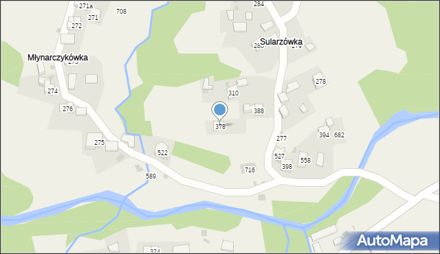 Trzebunia, Trzebunia, 378, mapa Trzebunia