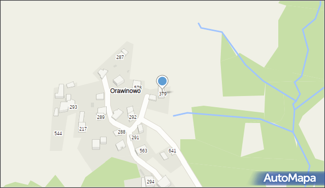 Trzebunia, Trzebunia, 379, mapa Trzebunia