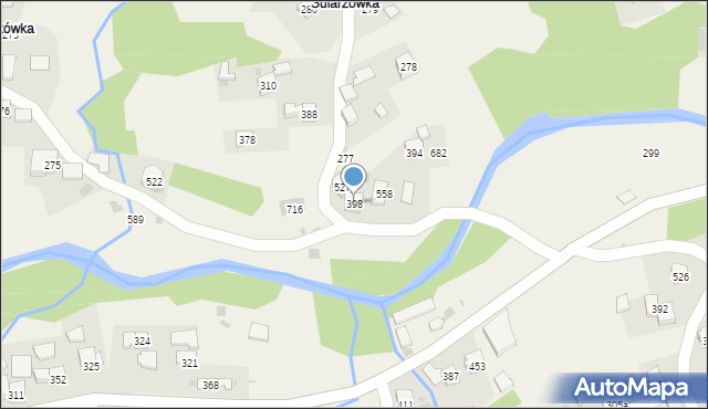 Trzebunia, Trzebunia, 398, mapa Trzebunia