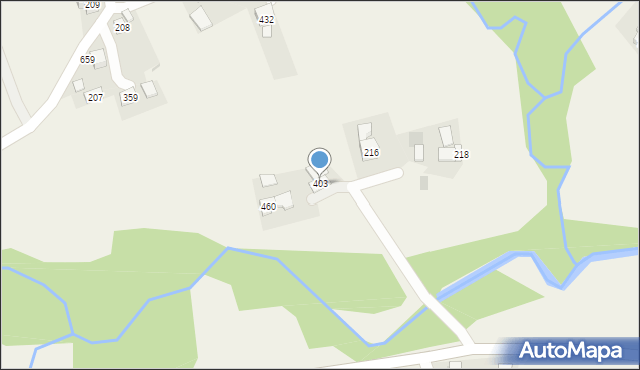 Trzebunia, Trzebunia, 403, mapa Trzebunia