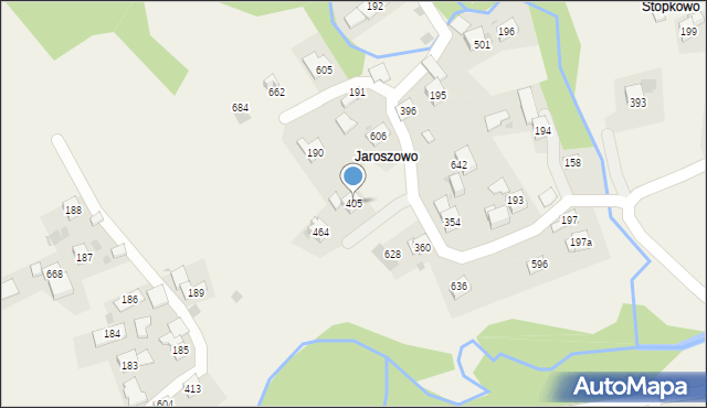 Trzebunia, Trzebunia, 405, mapa Trzebunia