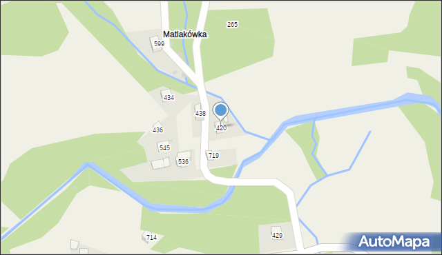 Trzebunia, Trzebunia, 420, mapa Trzebunia