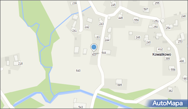 Trzebunia, Trzebunia, 423, mapa Trzebunia