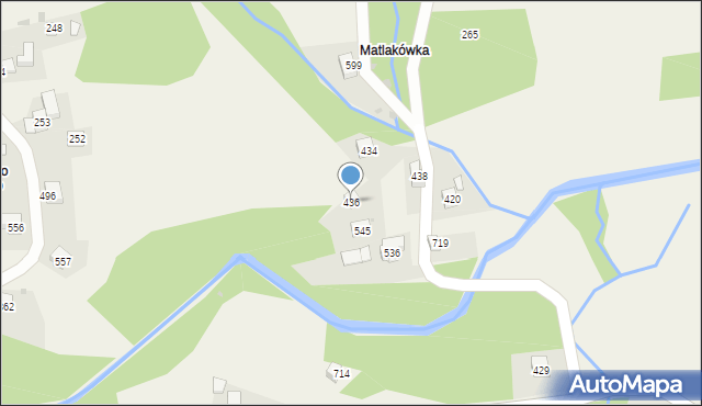 Trzebunia, Trzebunia, 436, mapa Trzebunia