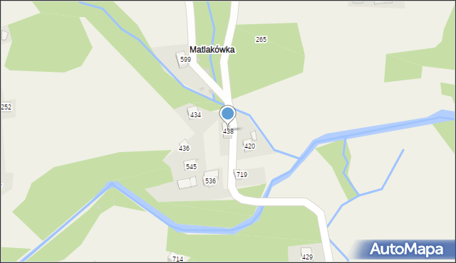 Trzebunia, Trzebunia, 438, mapa Trzebunia