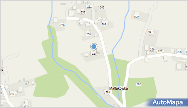 Trzebunia, Trzebunia, 440, mapa Trzebunia