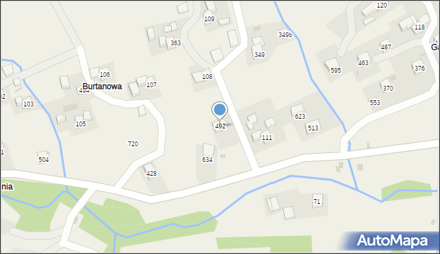 Trzebunia, Trzebunia, 492, mapa Trzebunia