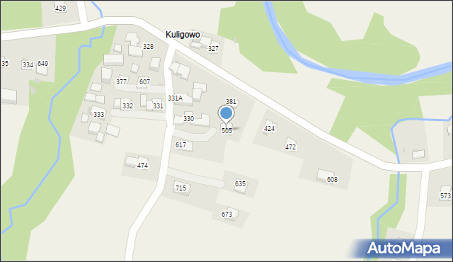 Trzebunia, Trzebunia, 505, mapa Trzebunia