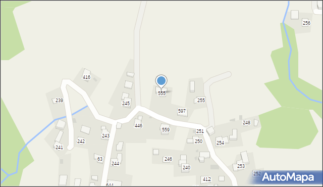 Trzebunia, Trzebunia, 555, mapa Trzebunia