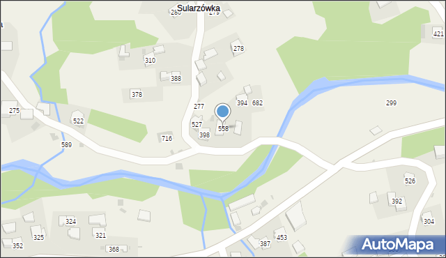 Trzebunia, Trzebunia, 558, mapa Trzebunia