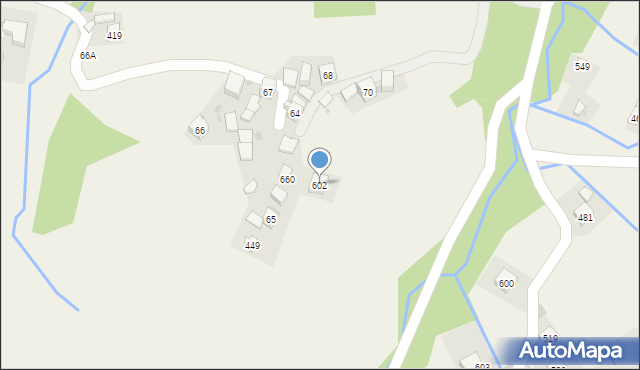 Trzebunia, Trzebunia, 602, mapa Trzebunia