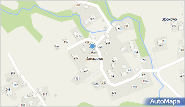 Trzebunia, Trzebunia, 606, mapa Trzebunia