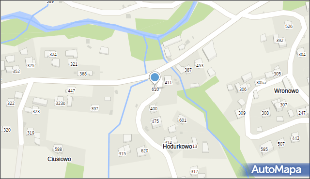 Trzebunia, Trzebunia, 610, mapa Trzebunia