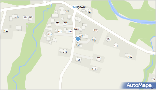 Trzebunia, Trzebunia, 617, mapa Trzebunia