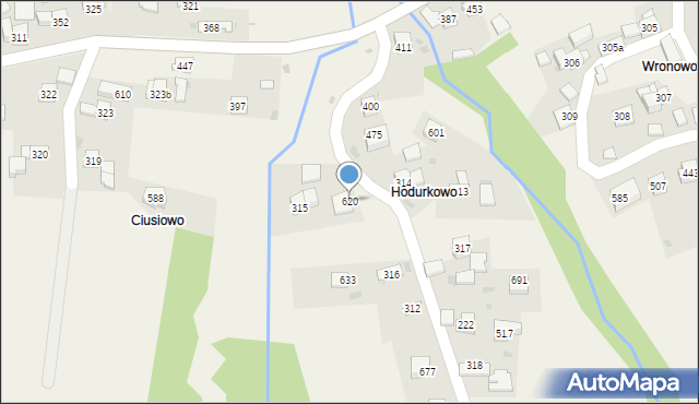 Trzebunia, Trzebunia, 620, mapa Trzebunia