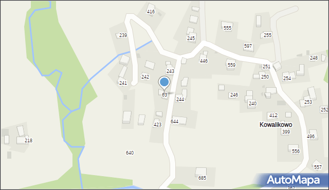 Trzebunia, Trzebunia, 63, mapa Trzebunia