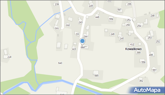 Trzebunia, Trzebunia, 644, mapa Trzebunia