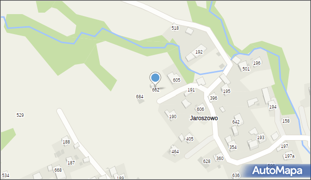 Trzebunia, Trzebunia, 662, mapa Trzebunia