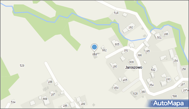 Trzebunia, Trzebunia, 684, mapa Trzebunia