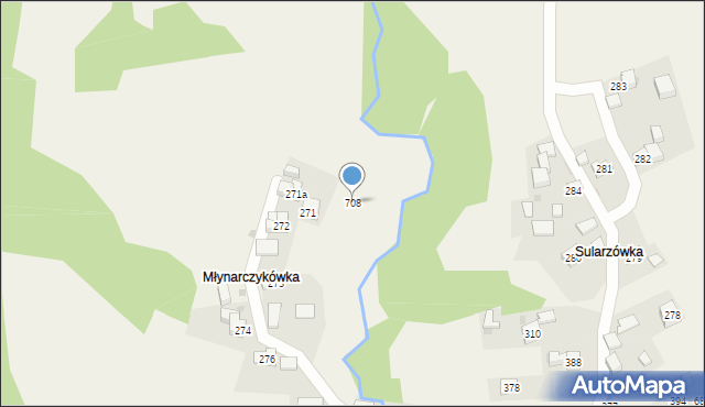 Trzebunia, Trzebunia, 708, mapa Trzebunia