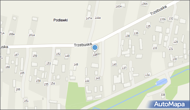 Trzebuska, Trzebuska, 145, mapa Trzebuska