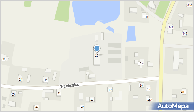 Trzebuska, Trzebuska, 19, mapa Trzebuska