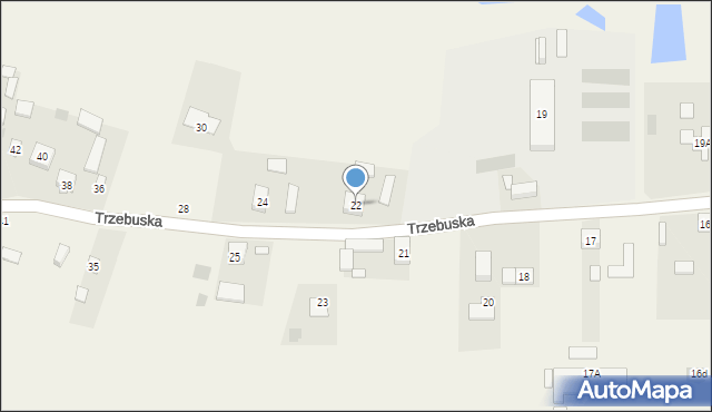 Trzebuska, Trzebuska, 22, mapa Trzebuska