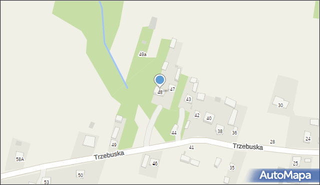 Trzebuska, Trzebuska, 48, mapa Trzebuska