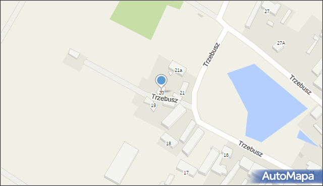 Trzebusz, Trzebusz, 20, mapa Trzebusz