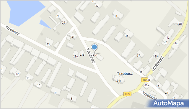 Trzebusz, Trzebusz, 24A, mapa Trzebusz