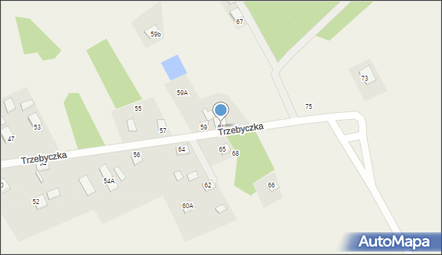 Trzebyczka, Trzebyczka, 61, mapa Trzebyczka