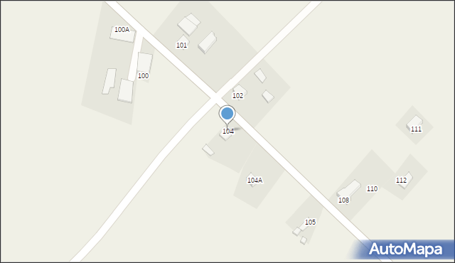 Trzeciewiec, Trzeciewiec, 104, mapa Trzeciewiec