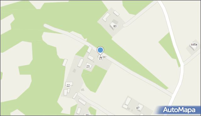 Trzemesna, Trzemesna, 25, mapa Trzemesna