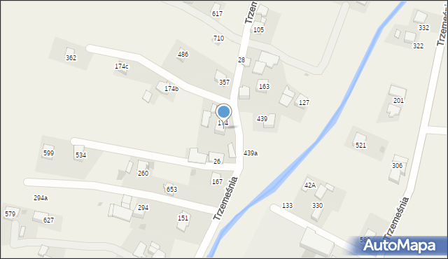 Trzemeśnia, Trzemeśnia, 174a, mapa Trzemeśnia