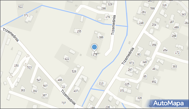 Trzemeśnia, Trzemeśnia, 178, mapa Trzemeśnia