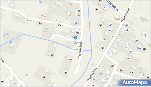 Trzemeśnia, Trzemeśnia, 179, mapa Trzemeśnia