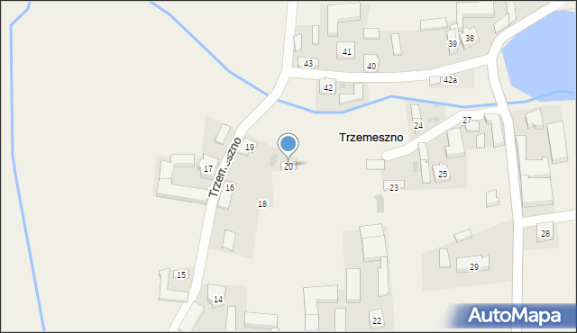 Trzemeszno, Trzemeszno, 20, mapa Trzemeszno