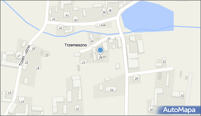 Trzemeszno, Trzemeszno, 25, mapa Trzemeszno