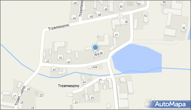 Trzemeszno, Trzemeszno, 39, mapa Trzemeszno