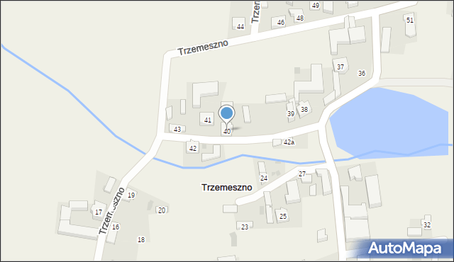 Trzemeszno, Trzemeszno, 40, mapa Trzemeszno