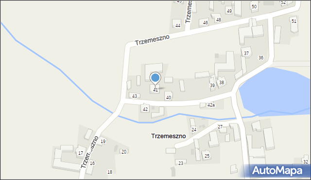 Trzemeszno, Trzemeszno, 41, mapa Trzemeszno