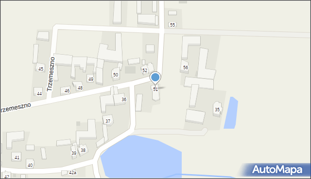 Trzemeszno, Trzemeszno, 51, mapa Trzemeszno