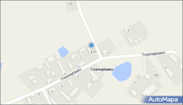 Trzemiętówko, Trzemiętówko, 6, mapa Trzemiętówko