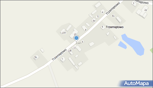 Trzemiętowo, Trzemiętowo, 11A, mapa Trzemiętowo